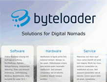 Tablet Screenshot of byteloader.com